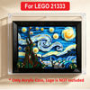 Picture of Acrylic Display Case for LEGO 21333 Ideas Vincent van Gogh The Starry Night Figure Storage Box Dust Proof Glue Free