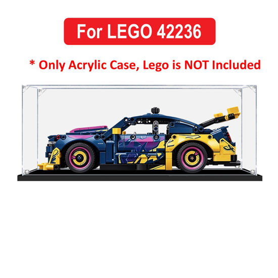 Picture of Acrylic Display Case for LEGO 42236 Technic Custom Garage Ford Mustang GT Car